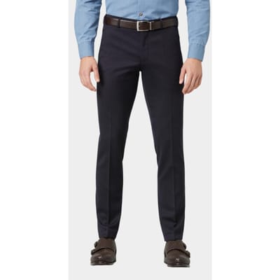 Meyer Broek Bonn Modern Gabardine Wool Navy / male