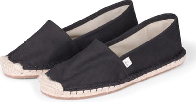 Kingdom of Wow – Espadrilles Heren Classic | Zomerschoen Zwart | Handgemaakt