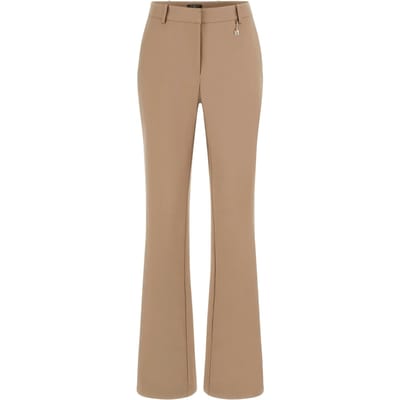 GUESS Marciano By  Shayla Straight Pant Silk Taupe Taglia: 38/L34 | Pantaloni da completo Outlet | Donna | Nero