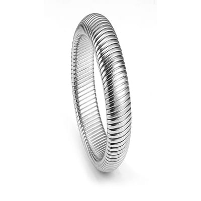 Sorprese Armband - Prestige - Zilverkleurig - 10mm - Armband Dames - Elastisch - Cadeau - Model U