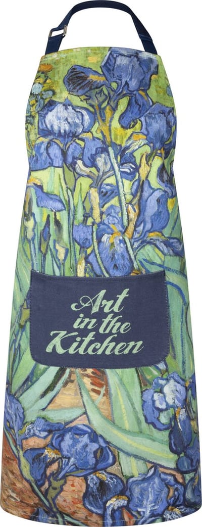 Memoriez Keukenschort Van Gogh Irissen 100% Katoen