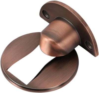 Magnetische Deurstopper - Vloerhouder Deur - Deur Open Houden - Zonder Boren - 10x10x10 mm - Rood
