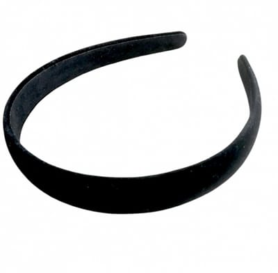 Haarband-Fluweel-Zwart-2 cm - Charme Bijoux