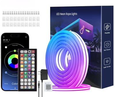 TamTrade Led strip - Lichtslang - Led-strips - lichtsnoer - Waterdicht - RGB - Inclusief afstandsbediening en app - Dimbaar - 30M
