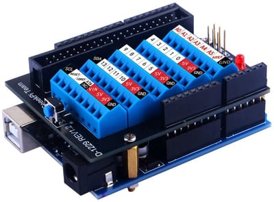 Dailygoody - Schroefklemmenhoed - Arduino uitbreidingskaart - Eenvoudig circuit bouwen - schroefklemmenblok - Handig voor hobbyisten - Geschi...