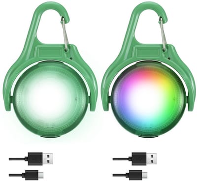 BRENZOOS - Oplaadbare Lichtgevende Halsband voor Honden met 3 Knippermodi