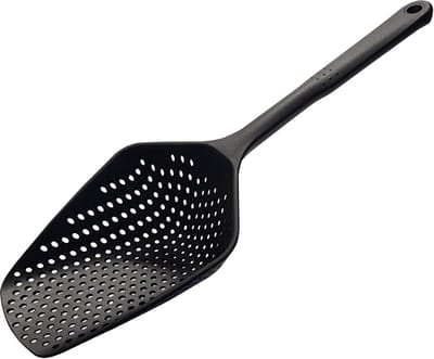 Westmark frites/zeef schop, ideaal voor gecoat kookgerei, plastic, zwart, zwart, 28522270