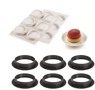 Unyqoos® Set van zes glazen bakvormen voor heerlijke mini-cakes en desserts