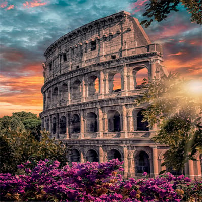 Clementoni - Puzzel - 500 Stukjes - Flavian Amphitheatre - Puzzel Voor Volwassenen
