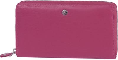 Greenburry Sponsachtige portefeuille leer 19 cm - Dames - Horizontaal - fuchsia