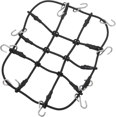 Decoratief Luggage Net voor RC Crawler Auto's - Geschikt voor 1/18 Model, Accessoire voor Rijden en Simulatie, Zwart