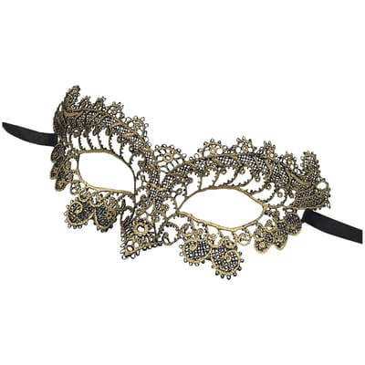 CHPN - Masker - Venetiaanse Masker - Gemskerd bal - Verkleden - Rollenspel - Gala - Mask - Masked - Gemaskerde - Gezichtsbedekking - Goudekleurig