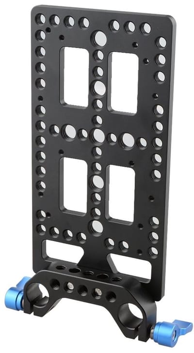 Allecto - Multi-Purpose Mounting Cheese Plate - 15mm LWS Clamp - Veelzijdige bevestigingsmogelijkheden - Stabiele montage - Geschikt voor camera's ...
