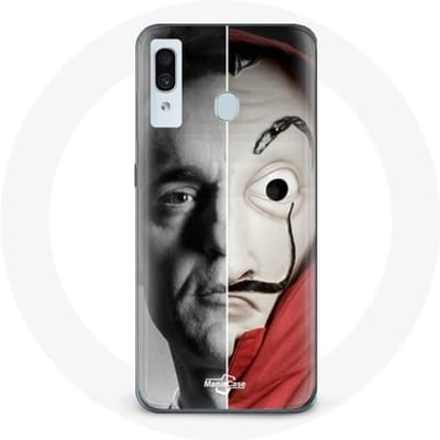 Case voor Samsung galaxy A30 Berlin La casa de papel Berlin Mask Split