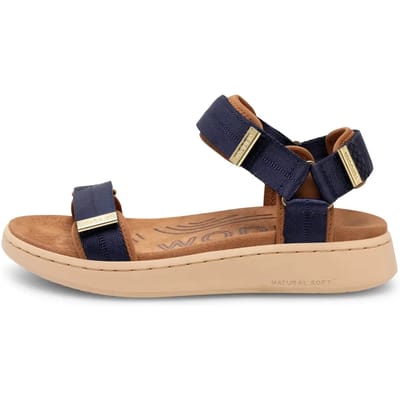 Woden Line Sandalen - Dames - Blauw - Maat 41