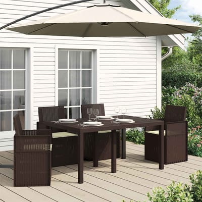vidaXL - Zitkussens - 4 - st - Polyester - Crèmekleurig - 47 - x - 36 - x - 2 - cm