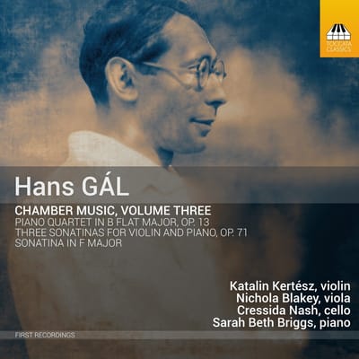 Katalin Kertész, Nichola Blakey, Cressida Nash, Sarah Briggs - Gal: Chamber Music, Volume Three (CD)