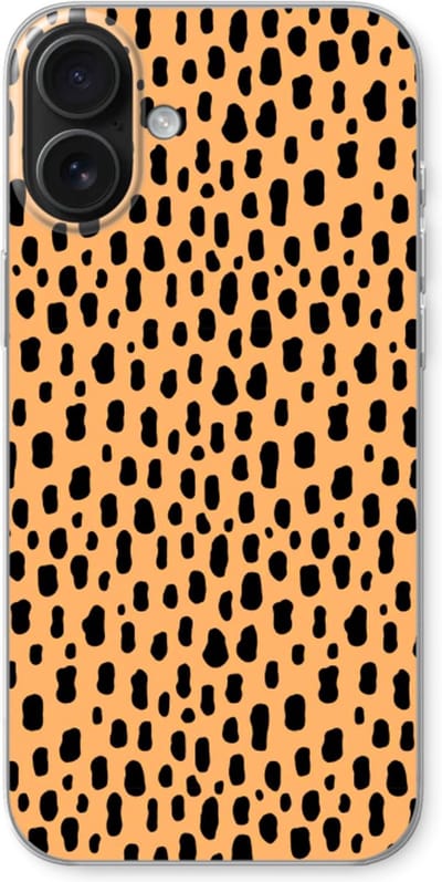 Case Company® - Hoesje geschikt voor iPhone 16 Plus hoesje - Panter - Soft Cover Telefoonhoesje - Bescherming aan alle Kanten en Schermrand