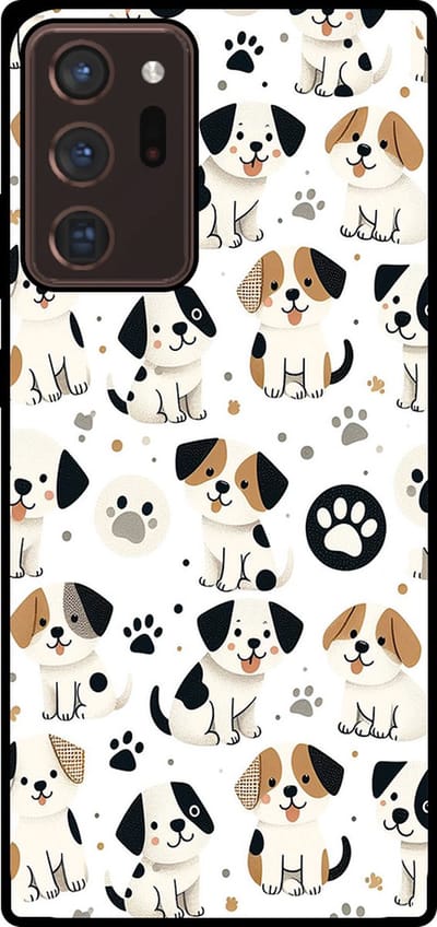 Smartphonica Telefoonhoesje Geschikt voor Samsung Galaxy Note 20 Ultra met honden opdruk - TPU backcover case dog design geschikt voor Samsung Galaxy Note 20 Ultra