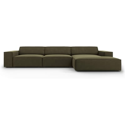 4-zits hoekbank Jodie velvet rechts | Micadoni Limited Edition