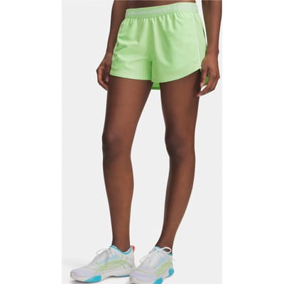 Under Armour Tech Play Up Shorts Dames-groen, donkergroen