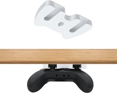 Onder de Bureau Houder voor Xbox 360, One, Series X/S en Switch Pro - Ruimtebesparend en Stijlvol Ontwerp