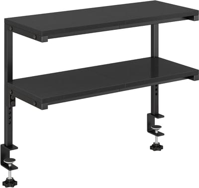 Bureau plank - Opbergrek - Bureau organiseren - Gelaagde plank - 58x20x33 cm