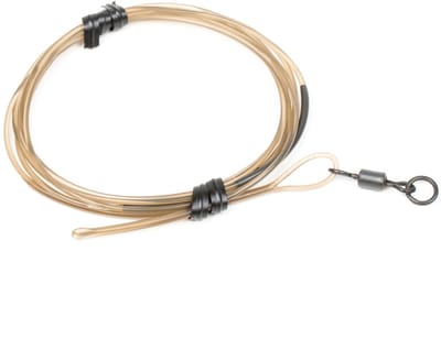 Korda Camouflage Leaders + Ringwartel - Clay Brown - Bruin