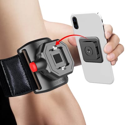 Sportarmband Met Magneet Universeel - Polsband - Armband - Hardloop Armband Telefoon - 360° draaibaar - Hardlopen - Hardloopband - Elke smartphone - Alle telefoons
