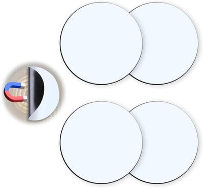 Set van 4 Sterke Magnetische Ventilatiekleppen voor Airconditioning, Geschikt voor 6.5 Inch, Ideaal voor Verbetering van Luchtcirculatie en Energie-efficiëntie