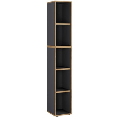 Houten Büro Standplank boekenkast Dossierplank Boekenkastplank Salia 5-voudig breedte 30 cm