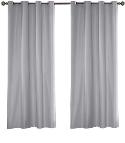 Unyqoos ® Stijlvolle en Weerbestendige Buiten- en Binnengordijnen voor Zonwering en Privacy 137 x 213 cm, grijs