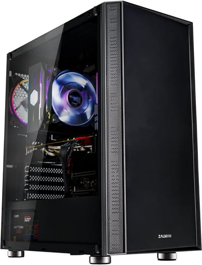 Zalman R2 BLACK Midi-tower Gaming-behuizing, Behuizing Zwart