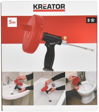 Kreator Ontstoppingspistool KRTH50304 - Ontstoppingspistool 5m
