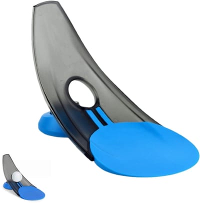 Golf Putting Hole Cup - Draagbare Opvouwbare Golf Hole Cup - Putting Trainer - met Balterugvoer - voor Tuin, Scholen, Erf - 24×14cm - blauw