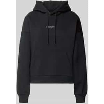 Hoodie met logo en kangoeroezak