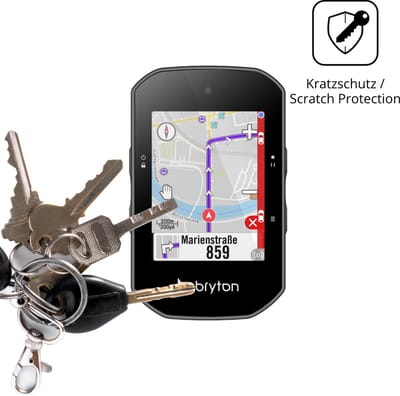 dipos – 4x Beschermfolie geschikt voor Bryton Rider S500 | Krasbestendige & heldere Screenprotector Ultra-Thin