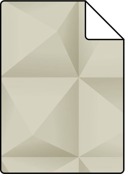 Proefstaal Origin Wallcoverings behang 3D-motief lichtbeige - 26.5 x 21 cm - 347959-S