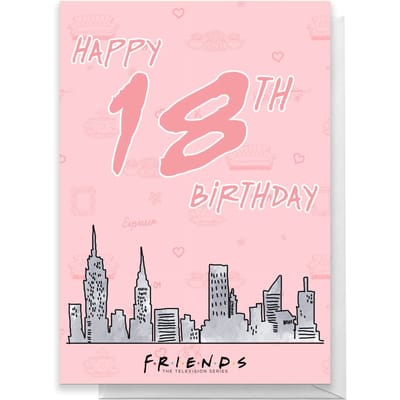 Friends Birthday 18th Greetings Card - Standard Card