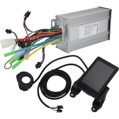 36V 48V 500W M6T Batterie Lithium Contrôleur Moteur Brushless Écran LCD Vélo Électrique gray
