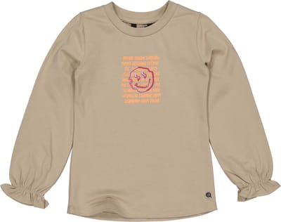 Quapi - Meisjes Shirt - Dark Sand - Maat 92