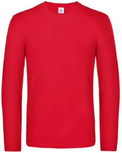 T-shirt met lange mouwen B&C E190