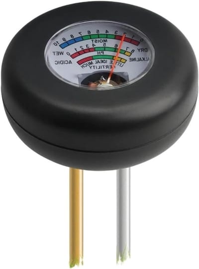 Bodem pH-meter - Vochtsensor Detector - Planten Verzorgen - Dubbele Sondemodus - 35x8x6cm - Metaal