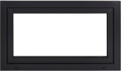 Kunststof raam - PVC venster - Woning verbetering - Draai-kantel functie - 120 x 65 cm - Wit antraciet