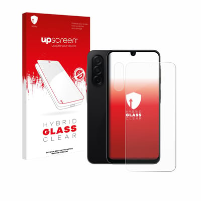 upscreen - Screenprotector voor Samsung Galaxy A26 5G (Voor+Camera) - Folie Beschermfolie Beschermglas transparant