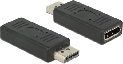 Premium DisplayPort poortbeschermer - versie 1.2 (4K 60Hz) / zwart
