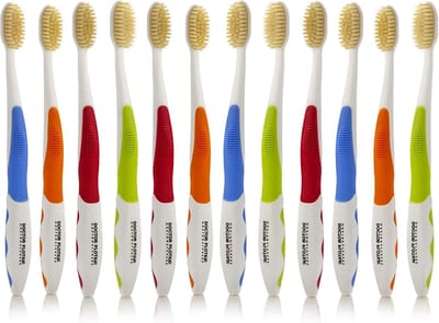 Extra Zachte Tandenborstels voor Volwassenen (12 stuks) - Ultra Schoon en Geschikt voor Gevoelige Tanden en Tandvlees