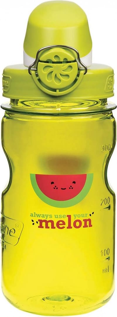 Nalgene On The Fly kinderfles 350ml Groen met Meloenprint