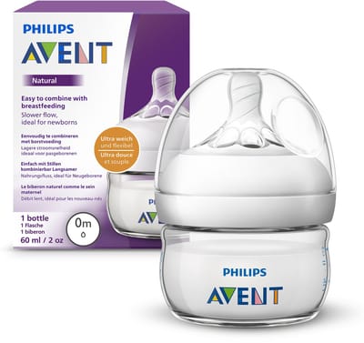 Philips Avent Natural babyfles - langzame flow - 60ml - SCF039/17
