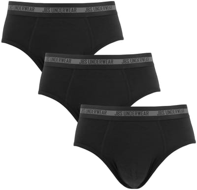 JBS 3P herenslips zwart